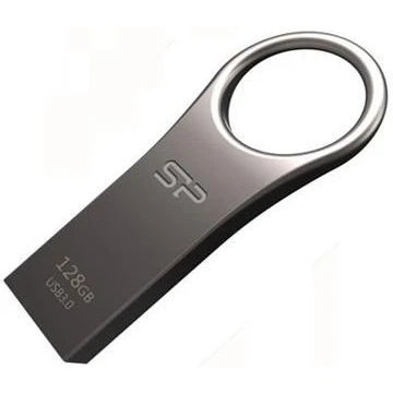 USB Flash накопитель Silicon Power Jewel J80 (SP128 ГБUF3J80V1T) 128 ГБ, серебряный детальное изображение - 1