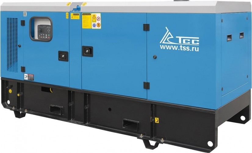 Генератор дизельный ТСС АД-80С-Т400-1РКМ11 (TTD 110TS ST) 031316, в кожухе, 80 кВт, Синий детальное изображение - 1