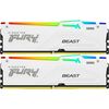 Оперативная память Kingston Fury Beast White RGB DDR5 6000MHz, KF560C36BWEAK2-64, 2x32 Гб KIT, 64 Гб вариант - 1