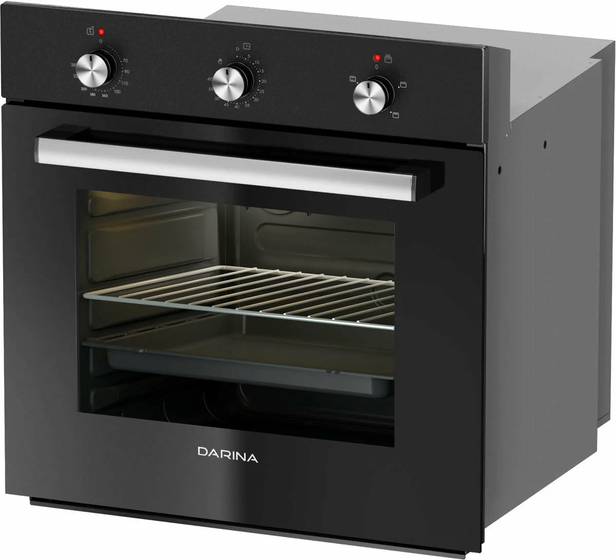 Духовой шкаф Darina 1U BDE 111 701 At, антрацит детальное изображение - 2