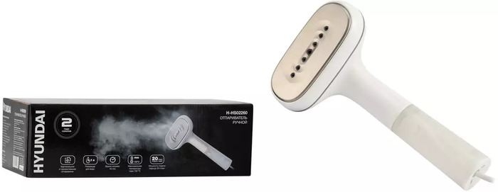 Отпариватель Hyundai H-HS02260, Белый/серый №9