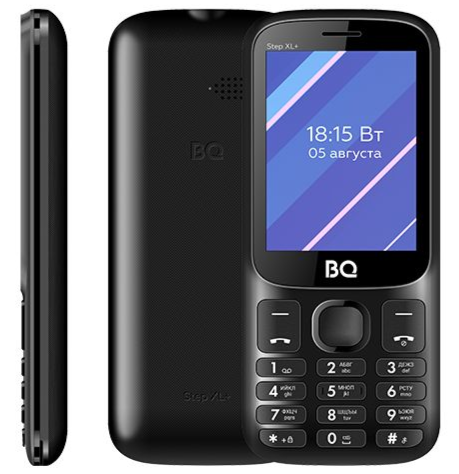 Мобильный телефон BQ 2820 Step XL+, 32 Мб, Черный, Dual mini-SIM детальное изображение - 2