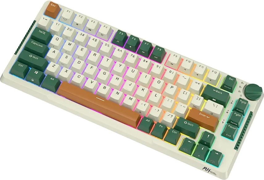 Клавиатура Royal Kludge RKH81 Timing Machine, Sky Cyan Switch, Зеленый детальное изображение - 7