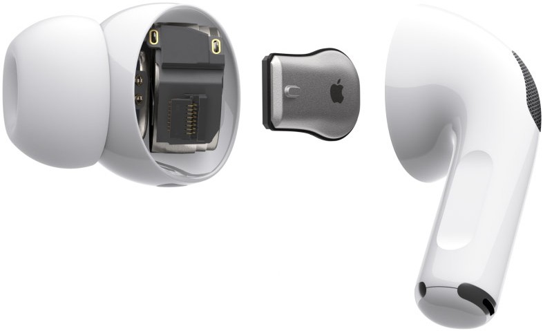 Беспроводные наушники Apple AirPods Pro, Белый детальное изображение - 6