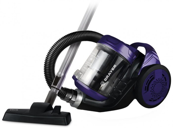 Пылесос Brayer BR4203, Черный/Фиолетовый №1