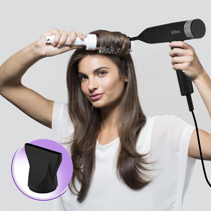 Фен KITFORT KT-3239, Черный №7