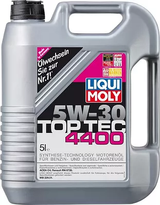 Моторное масло Liqui Moly Top Tec 5W-30 4400, 2322/3751, 5 л  детальное изображение - 1