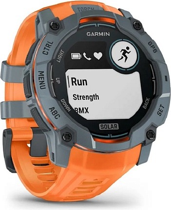 Смарт-часы Garmin Instinct 3 Solar, 50 мм, Оранжевый детальное изображение - 2
