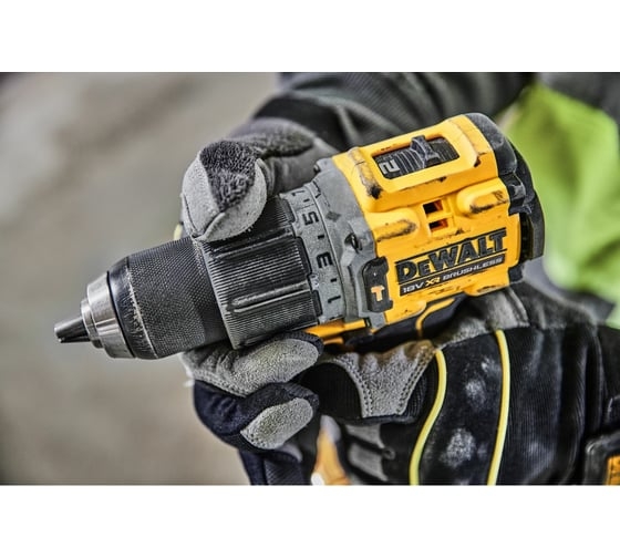 Аккумуляторная ударная дрель-шуруповерт DeWALT DCD805E2T-QW, 18 В, 90 Нм, 1.7 А·ч детальное изображение - 12