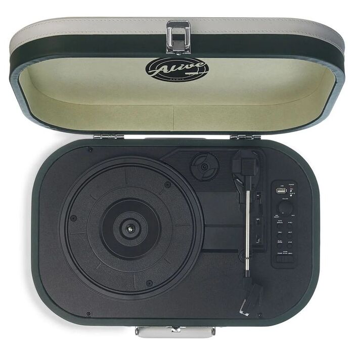 Проигрыватель винила Alive Audio Vintage Cades Gin, Зеленый №2