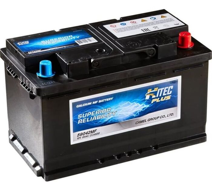 Аккумулятор HITEC 59042MF, Обратная Поляроность, 67072, 95 А·ч №1