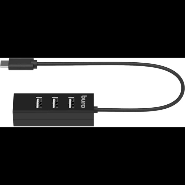 USB-концентратор Buro BU-USBC-HUB-4U20, Черный №3