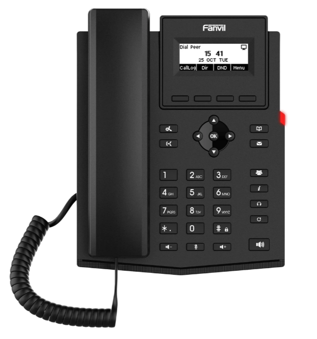 VoIP-телефон Fanvil (Linkvil) X301G, Черный детальное изображение - 2