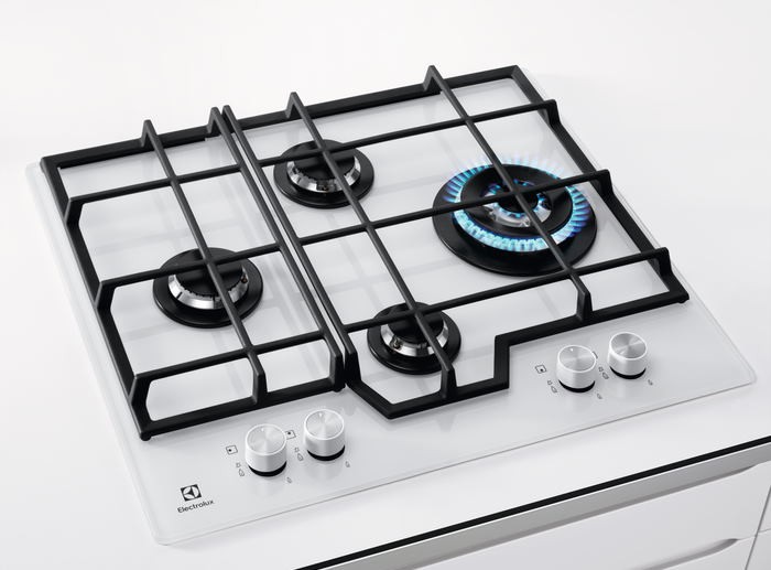 Газовая варочная панель Electrolux GME 363 NV, Белый детальное изображение - 4