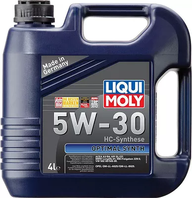 Моторное масло Liqui Moly Optimal 5W-30 Synth, 39001, 4 л  детальное изображение - 1