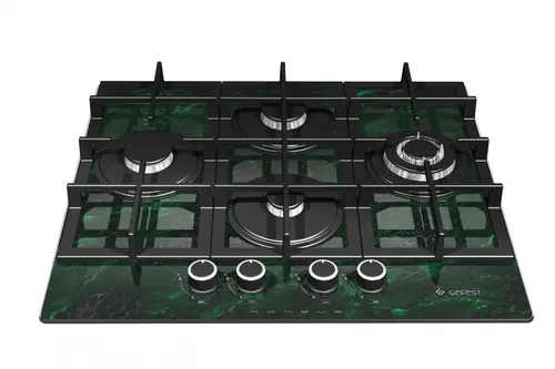 Газовая варочная панель Gefest PVG 2231-01 K59, Зеленый детальное изображение - 2