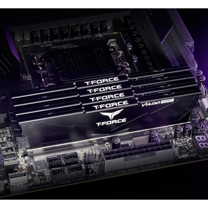 Оперативная память Team T-Force Vulcan DDR5 6000MHz, FLBD532G6000HC30DC01, 2x16 Гб KIT, 32 Гб №4