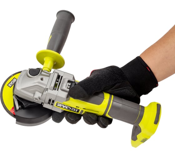 Углошлифмашина бесщеточная Ryobi ONE+ R18AG7-0 без аккумулятора в комплекте 5133002852, 125 мм, 11000 об/мин детальное изображение - 19