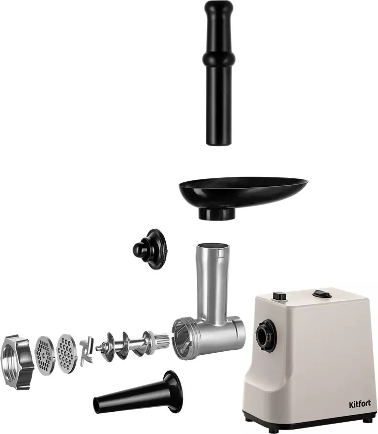 Мясорубка KITFORT КТ-2126, Серый детальное изображение - 4