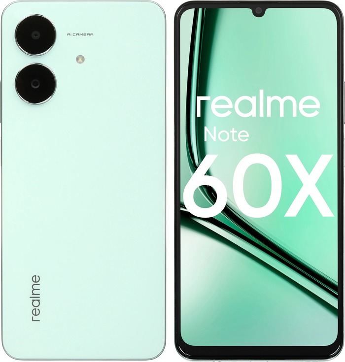 Смартфон Realme Note 60x 4/128 Гб, Черный, Dual nano-SIM №1