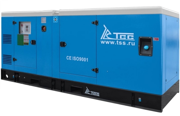 Генератор дизельный ТСС АД-150C-T400-1PKM11 (TTD 210TS ST) 042372, в кожухе, 150 кВт, Синий №1
