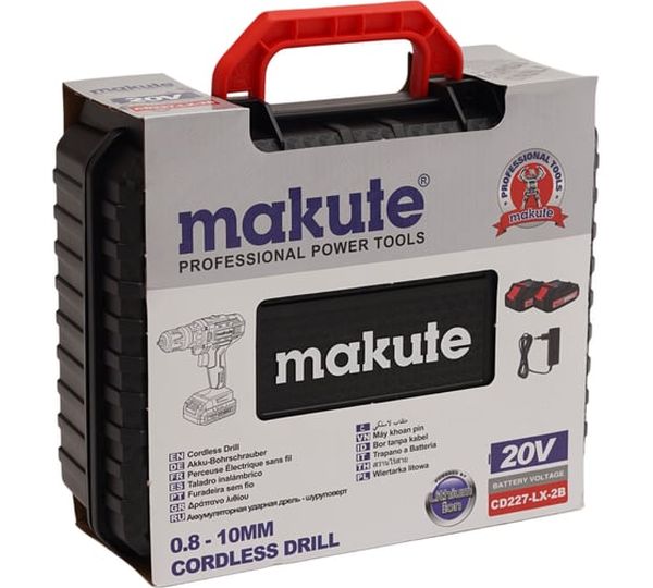 Аккумуляторная дрель-шуруповерт Makute CD227-LX-2B, 20 В, 30 Нм, 1.5 А·ч  детальное изображение - 5
