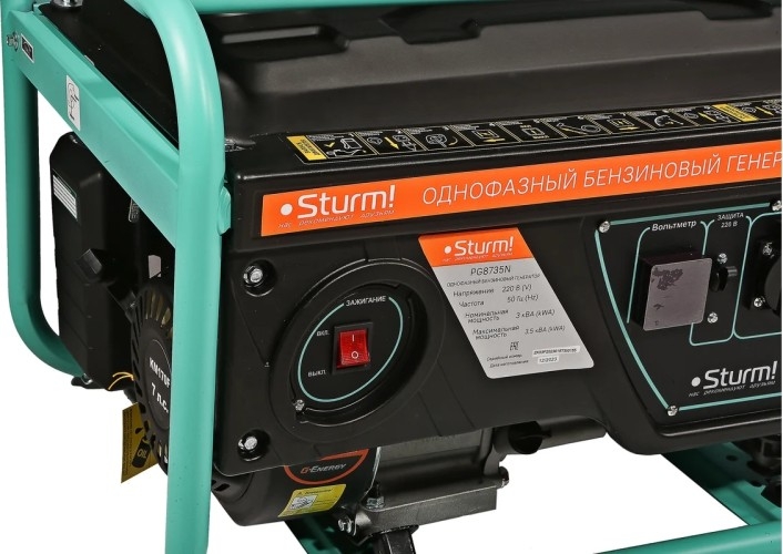 Генератор бензиновый Sturm PG8735N, 3 кВт, Зеленый детальное изображение - 16