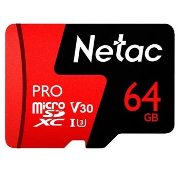 Карта памяти Netac P500 Extreme Pro MicroSD (NT02P500PRO-064G-S), 64 Гб детальное изображение - 1