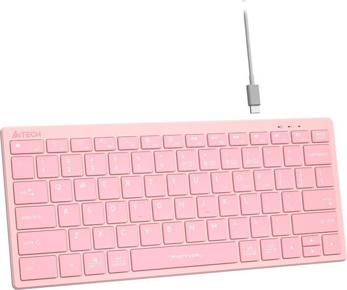 Клавиатура A4Tech FBX51C, Розовый №3
