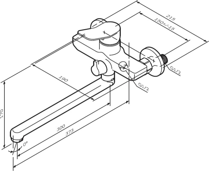 Смеситель AM-PM X-Joy F85A90000 детальное изображение - 4