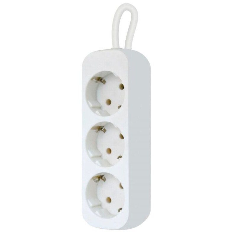 Сетевой удлинитель Defender E318, 1.8 м, Белый детальное изображение - 1