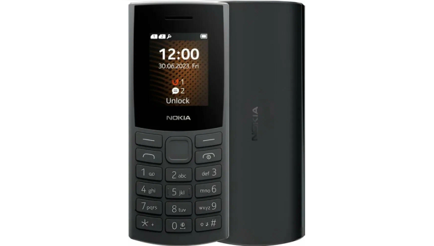 Мобильный телефон Nokia 106 (2024) TA-1564, 128 Мб, Черный, Dual micro-SIM детальное изображение - 7