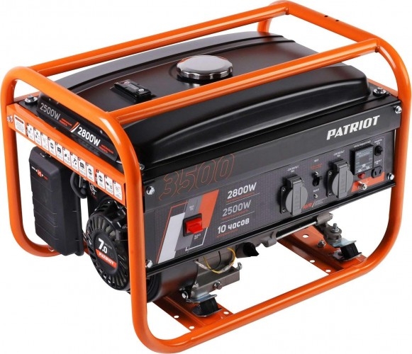 Генератор бензиновый PATRIOT GRS 3500 476102245, 2.5 кВт, Оранжевый детальное изображение - 3