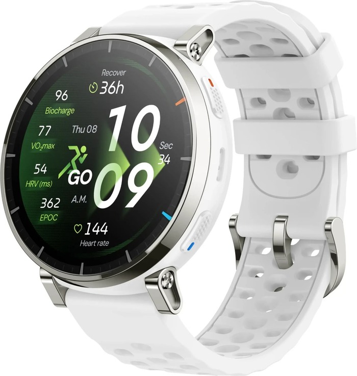 Смарт-часы Amazfit Active 3 Premium 45 мм, Белый №1
