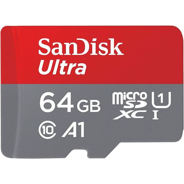 Карта памяти SanDisk Ultra MicroSD (SDSQUAB-064G-GN6MN), 64 Гб №1