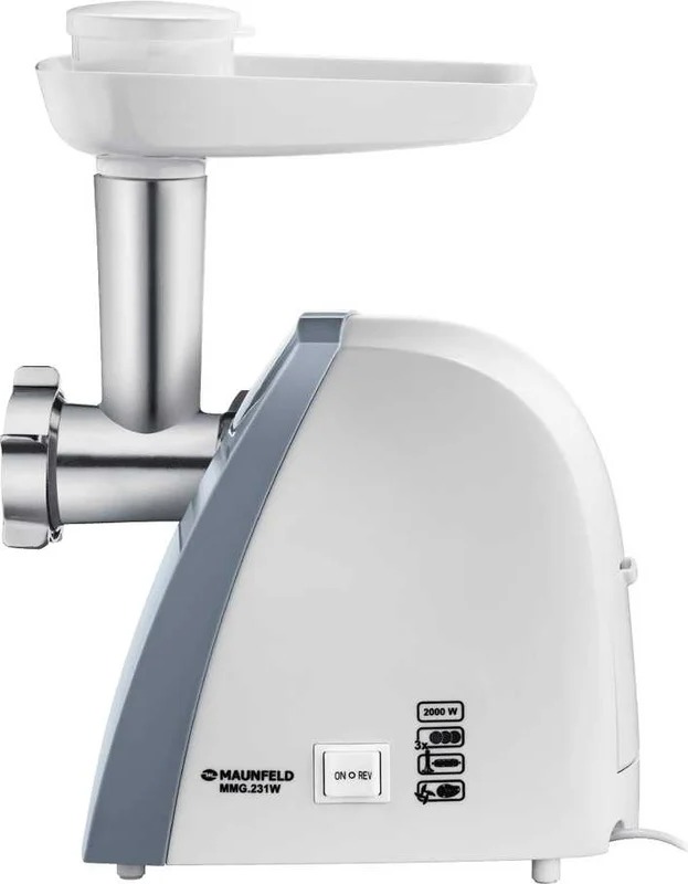 Мясорубка MAUNFELD MMG.231W, Белый детальное изображение - 2