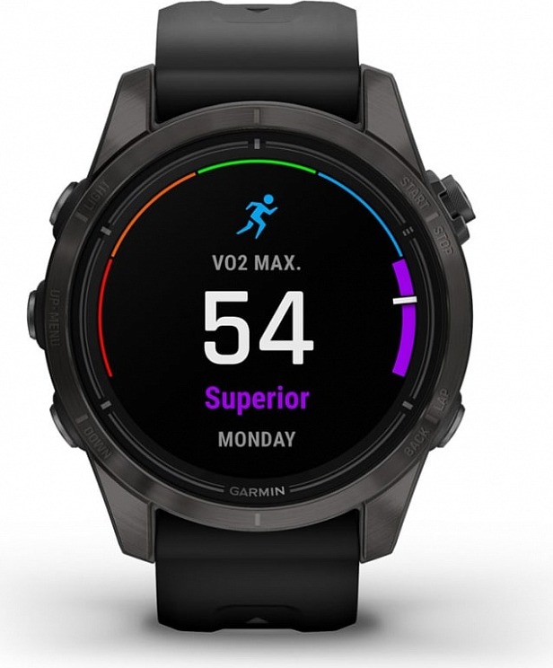 Смарт-часы Garmin Rpix Pro Gen 2 Sapphire Edition, 42 мм, Черный детальное изображение - 3