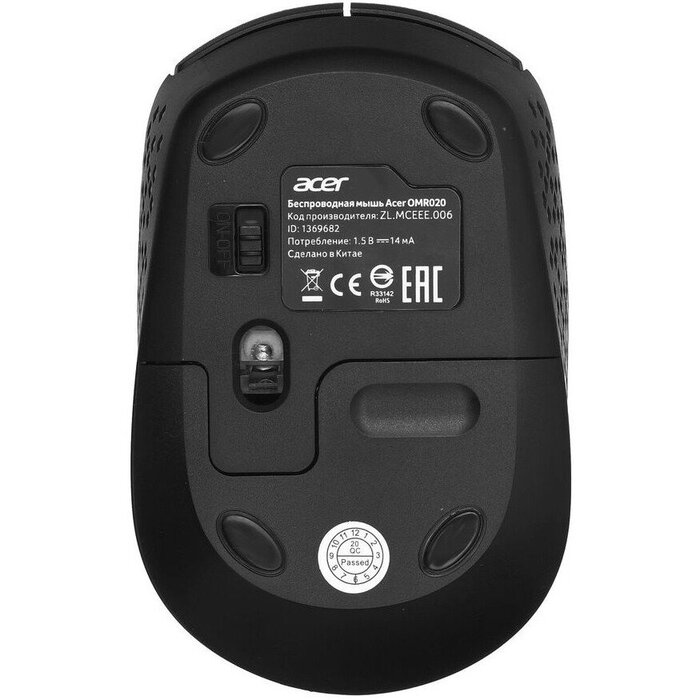 Мышь Acer OMR020, Черный №2