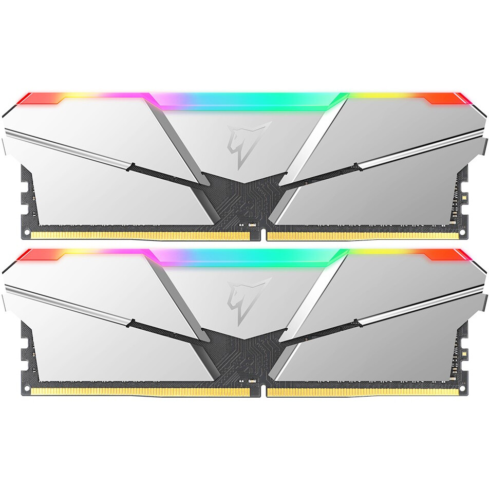 Оперативная память Netac Shadow RGB DDR4 3600MHz, NTSRD4P36DP-16SC, 2x8 Гб KIT, 16 Гб детальное изображение - 1