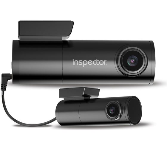Автомобильный видеорегистратор INSPECTOR Murena, 2-х канальный, 2560х1440 2K dpi, MicroSD, 128 ГБ, Черный детальное изображение - 1