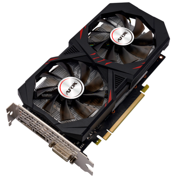 Видеокарта AFOX NVIDIA GeForce GTX 1660 Ti, AF1660TI-6144D6H7-V6, 6 ГБ, Черный детальное изображение - 1