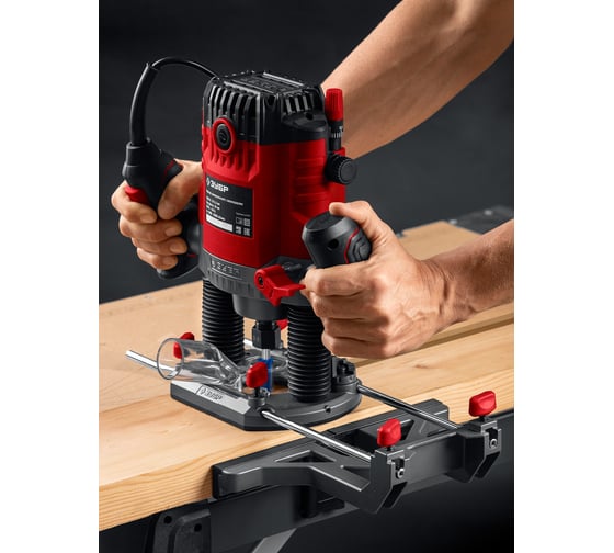Фрезер ЗУБР, 50 мм ФМУ, 1630 Вт, Красный детальное изображение - 2