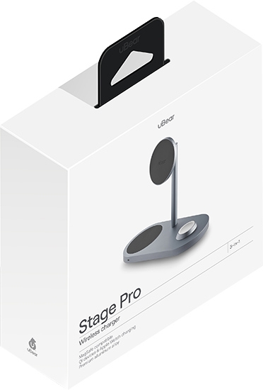 Беспроводное зарядное устройство uBear Stage Pro детальное изображение - 7