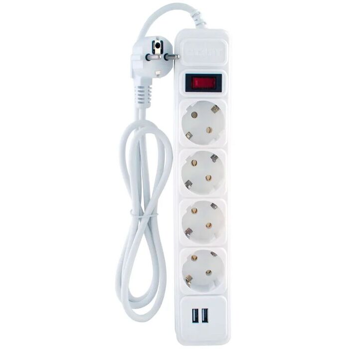 Сетевой фильтр СТАРТ SP 4x3 2USB ZVT, 3 м, Белый №3