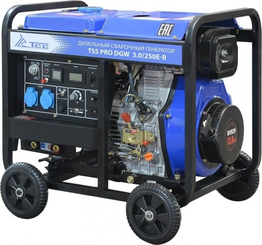 Сварочный генератор ТСС PRO DGW 3.0/250E-R 022833, 2.8 кВт, Черный детальное изображение - 1