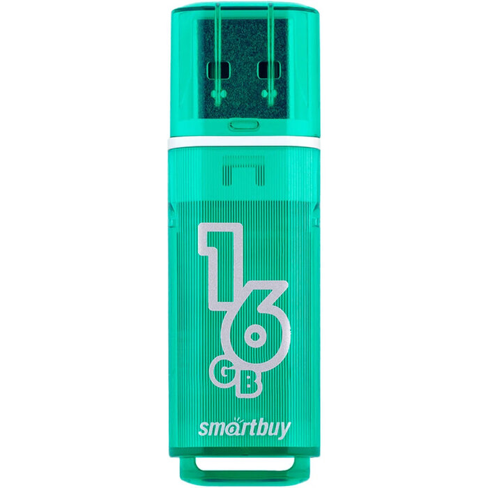USB Flash накопитель SmartBuy Glossy (SB32GBGS-G) 32 ГБ, зеленый №2