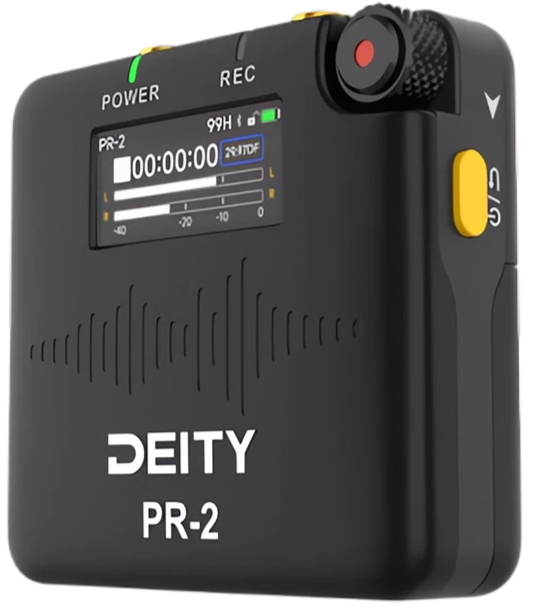 Рекордер Deity PR-2 Pocket Recorder Global, 32 бит, Черный детальное изображение - 2