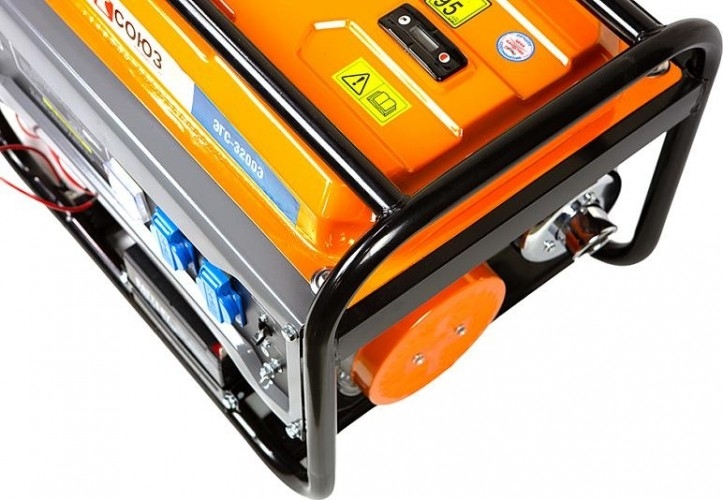 Генератор бензиновый СОЮЗ ЭГС-3200Э, 2.5 кВт, Оранжевый детальное изображение - 4