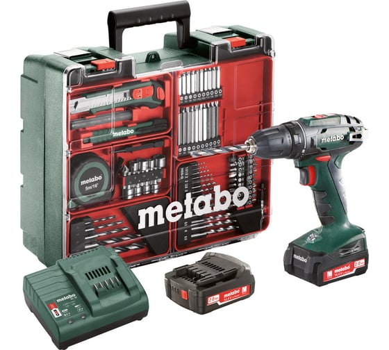 Аккумуляторная дрель Metabo BS 14.4 с набором оснастки 602206880, 14.4 В детальное изображение - 3
