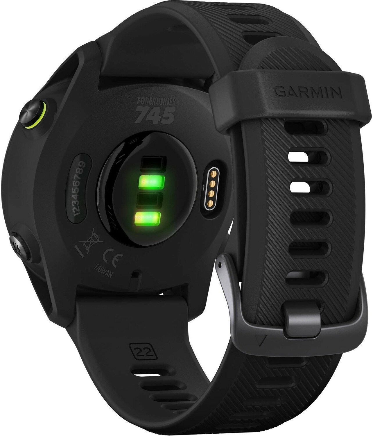 Смарт-часы Garmin Forerunner 745, 43.8 мм, Черный детальное изображение - 2